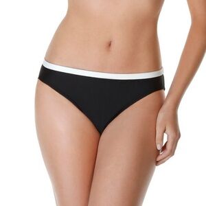 Eco Swim Galaxy Bikini Bottom with White Waistband